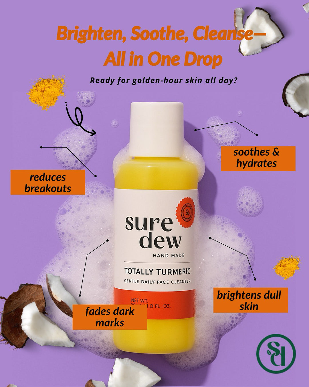 Totally Turmeric Daily Face Cleanser